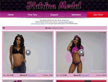 Tablet Screenshot of katrina-model.com